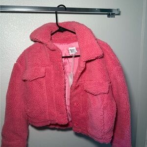 Princess Polly Pink Sherpa Jacket